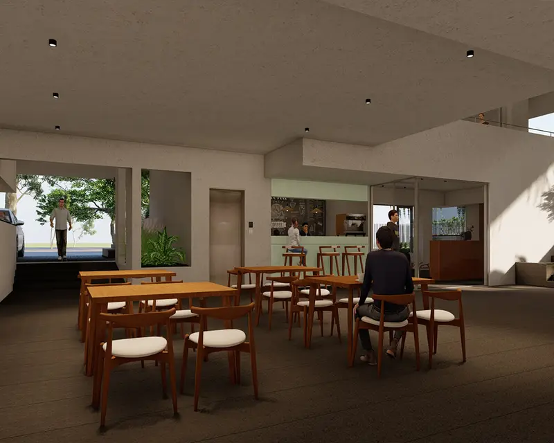 Club cafe and social space